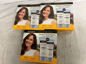 lot 313 image: 3 Boxes of Neutrogena Ultra Sheer Dry-Touch 55 SPF Sunscreen