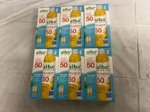 lot 317 image: 6 Boxes of Alba Botanical Hawaiian 50 SPF Coconut Sunscreen