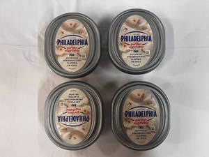 lot 37 image: 4x 7.5oz Philadelphia Cream Cheese-Garden Vegetable