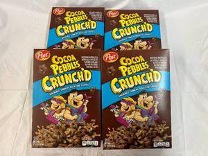 lot 245 image: 4x 11.5oz Cocoa Pebbles Crunch Cereal