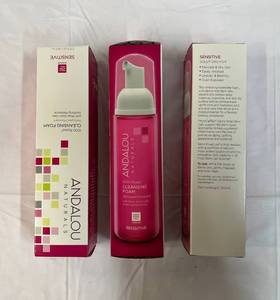 lot 439 image: 3x Andalou Cleansing Foam