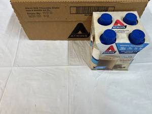lot 371 image: 3x 4pack 11oz Atkins Protein Shake Milk Chocolate Delight