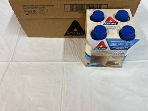 lot 373 image: 3x 4pack 11oz Atkins Protein Shake Milk Chocolate Delight