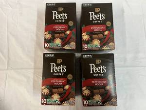 lot 385 image: 4x 10ct Peets Peppermint Mocha K-cups-82024