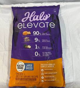 lot 414 image: 20lbs Halo Large Breed Dog Food