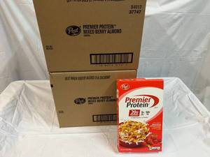 lot 422 image: 2x 8-9oz Boxes Post Premier Protein Cereal Best by 082023