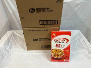 lot 426 image: 2x 8-9oz Boxes Post Premier Protein Cereal Best by 082023