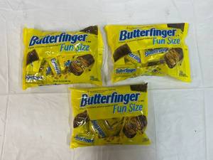lot 433 image: 3x 10.2oz Bags Fun Size Butterfinger Candy Bars