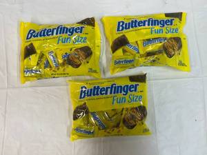 lot 436 image: 3x 10.2oz Bags Fun Size Butterfinger Candy Bars