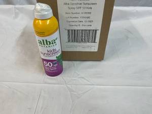 lot 447 image: 6x 6oz Alba Kids Sunscreen SPF 50-Clear Spray