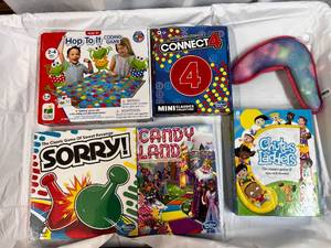 lot 23 image: Multiple Games & Stuffed Boomerang