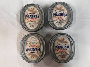 lot 39 image: 4x 7.5oz Philadelphia Cream Cheese-Garden Vegetable