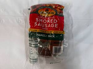lot 53 image: G. Eckrich Smoked Sausage-2.44lb Family Pack