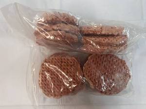 lot 56 image: G. 2x 2lb 6 Packs of 13 lb Hamburgers Patties