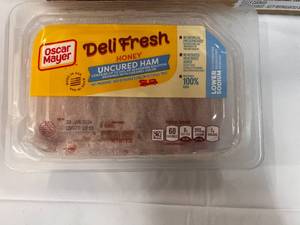 lot 75 image: D. 8x 8oz Oscar Meyer Deli Fresh Lower Sodium Honey Uncured Ham