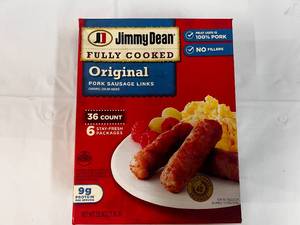 lot 92 image: L. 36 Count Package Jimmy Dean Sausage Links
