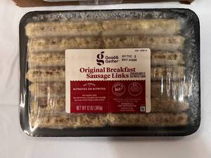 lot 97 image: L. 8x 12oz Good & Gather Breakfast Sausage Links