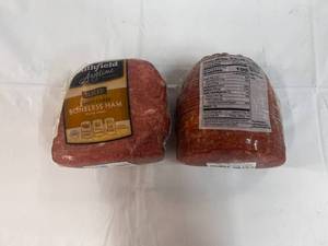 lot 112 image: F. 2.17lb & 2.92lb  Smithfield Honey Cured Sliced Ham