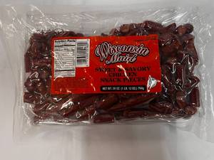 lot 128 image: 28oz Bag Wisconsin Maid Sweet & Savory Chhicken Snack Pieces