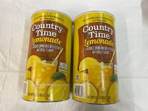 lot 189 image: 2x 5.25lb Country Time Lemonade