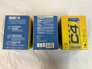 lot 144 image: 3x 4 Packs C4 Energy Drink 12oz Cans