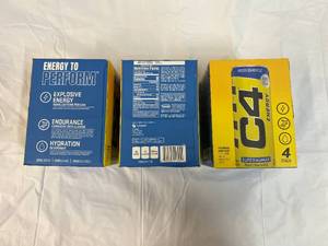 lot 145 image: 3x 4 Packs C4 Energy Drink 12oz Cans