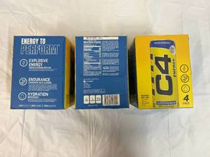lot 148 image: 3x 4 Packs C4 Energy Drink 12oz Cans