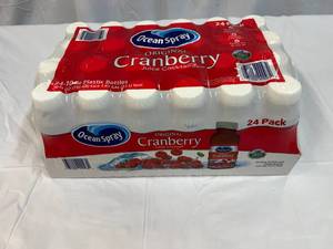 lot 156 image: 24x 10oz Bottles Cranberry Juice
