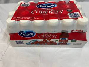 lot 157 image: 24x 10oz Bottles Cranberry Juice