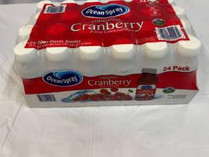 lot 158 image: 24x 10oz Bottles Cranberry Juice