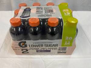 lot 165 image: 12x 20oz G2 Gatorade-Grape