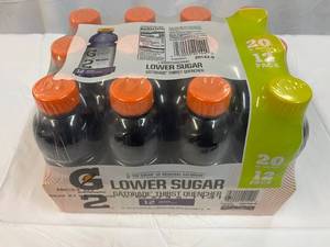 lot 166 image: 12x 20oz G2 Gatorade-Grape