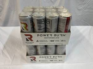 lot 170 image: 2x 12Pack Rowdy Power Burn-Watermelon