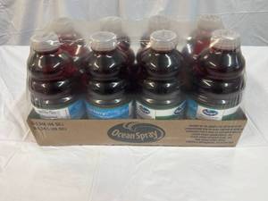 lot 177 image: 8x 46oz Ocean Spray Cranberry Juice