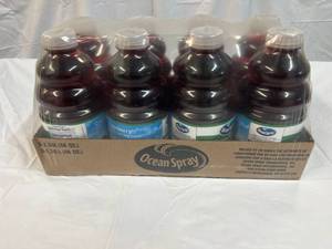 lot 180 image: 8x 46oz Ocean Spray Cranberry Juice
