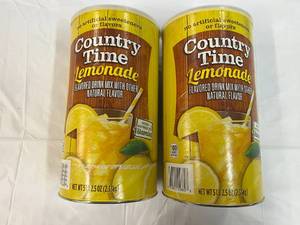 lot 190 image: 2x 5.25lb Country Time Lemonade
