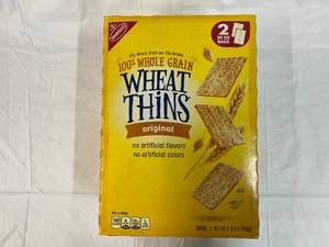 lot 206 image: 2x 20oz Bags Wheat Thins
