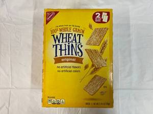 lot 208 image: 2x 20oz Bags Wheat Thins