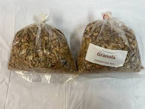 lot 231 image: 2x 2lb bags Sun Ridge Farms Keto Granola wBlueberries Packaged Sept 2023