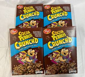 lot 246 image: 4x 11.5oz Cocoa Pebbles Crunch Cereal