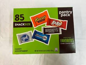 lot 265 image: 85ct Hersey Variety Snack Size Pantry Pack
