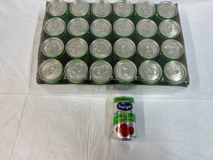 lot 282 image: 24x 7.5oz Cans Ocean Spray 100% Apple Juice Best by 09032023