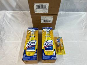 lot 286 image: 2x 16(2 Refills pack)& 2 Spray Bottles  Lysol Smart Cleaner