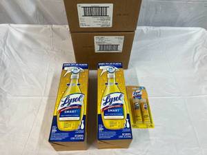 lot 287 image: 2x 16(2 Refills pack)& 2 Spray Bottles  Lysol Smart Cleaner