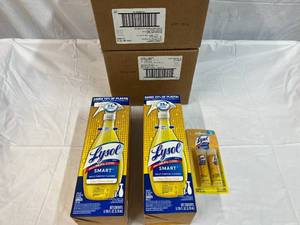 lot 288 image: 2x 16(2 Refills pack)& 2 Spray Bottles  Lysol Smart Cleaner