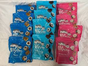lot 289 image: 4 each Stuffed Puffs Smores, Cookies & Cream & Birthday Cake