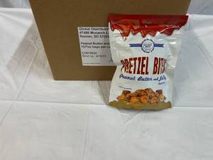 lot 347 image: 10x 7oz Bags Peanut Butter & Jelly Pretzel Bites Best by 04162023