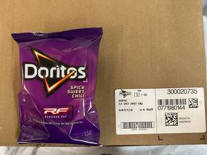 lot 365 image: 72x 1oz bags Doritos Spicy & Sweet Chilli Chips