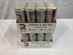 lot 174 image: 2x 12Pack Rowdy Power Burn-Watermelon