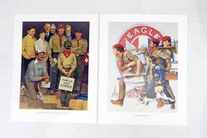 Lot of 100 Vintage 1996 Joseph Csatari Boy Scouts 4 Print Sets With Envelopes - 400 Prints Total